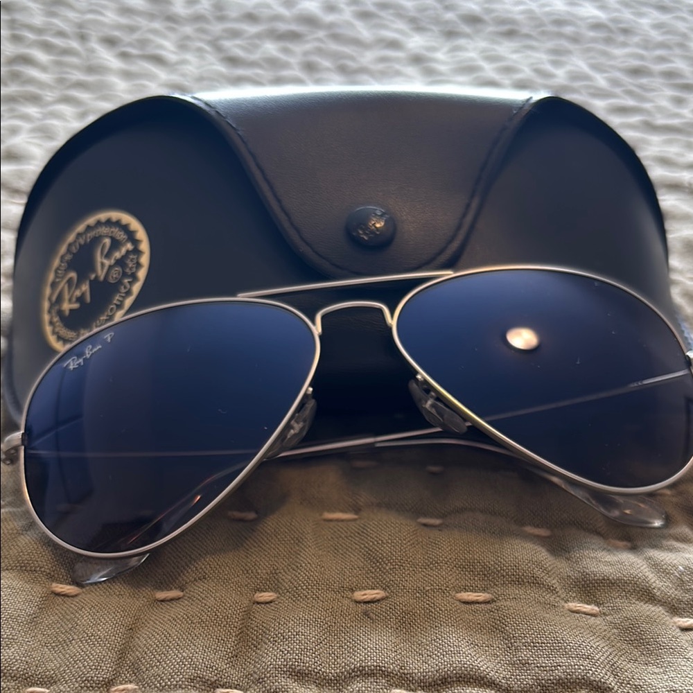 Ray-Ban Blue Aviator Sunglasses
